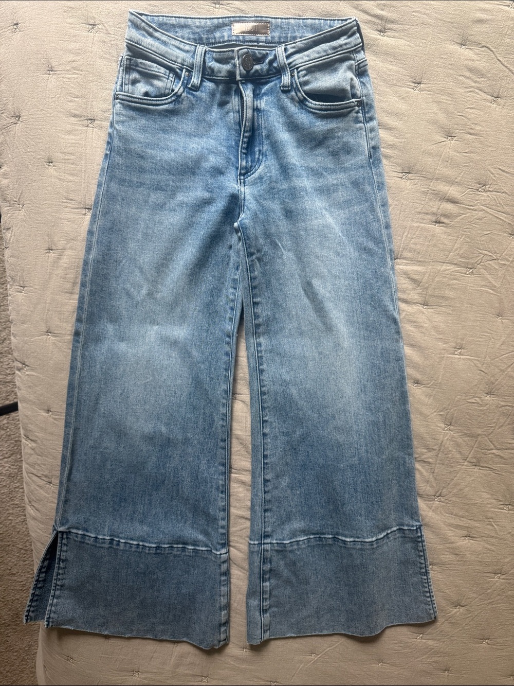 Kut from the Kloth Light Blue Wide-Leg Flare Jeans